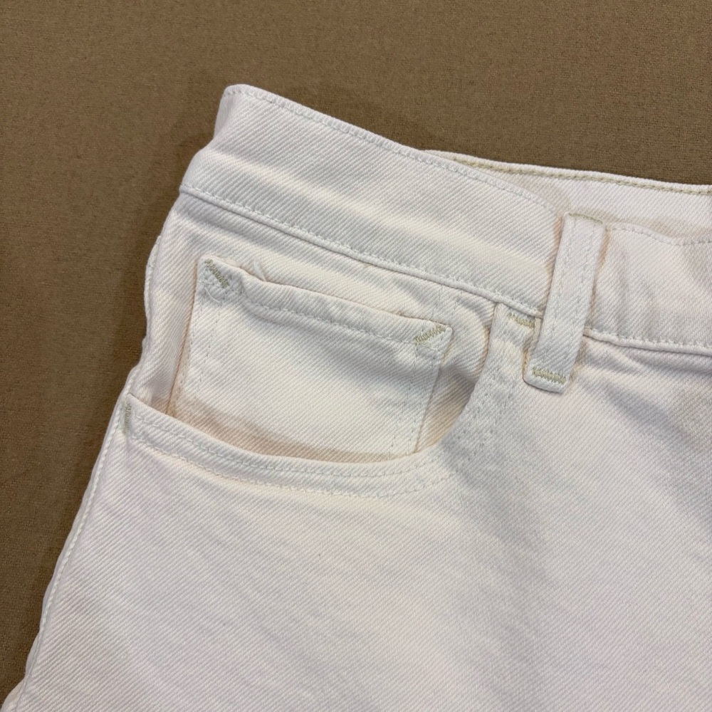 Faherty Women’s Sunwashed Denim Shorts Egret Raw Hem Size 29 - Picture 2 of 12